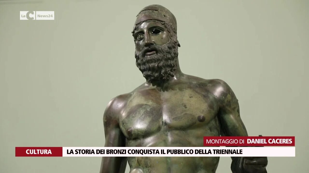 La storia dei bronzi conquista il pubblico della triennale