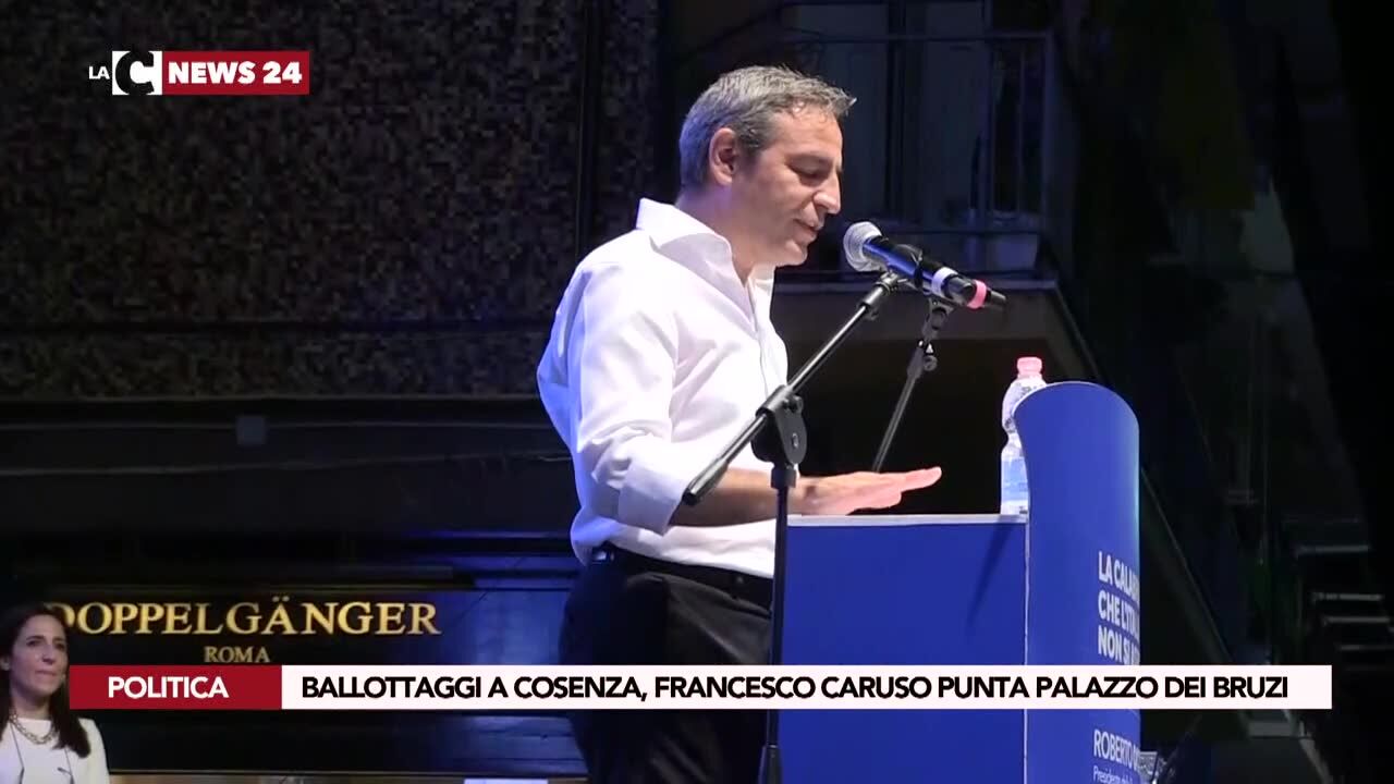 Ballottaggi a Cosenza, Francesco Caruso punta palazzo dei Bruzi