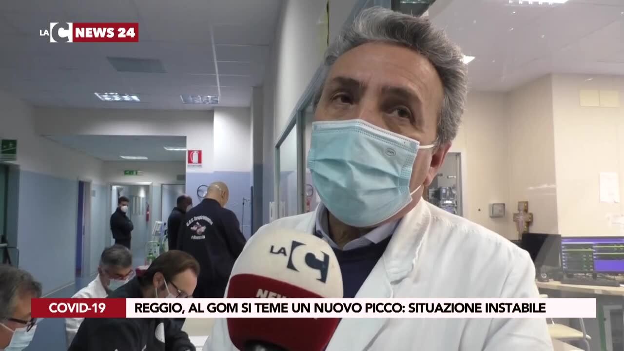 Reggio, al Gom si teme un nuovo picco: situazione instabile
