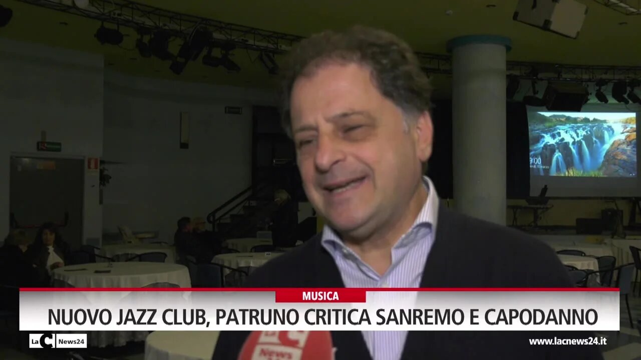 Nuovo jazz club, Patruno critica Sanremo e capodanno