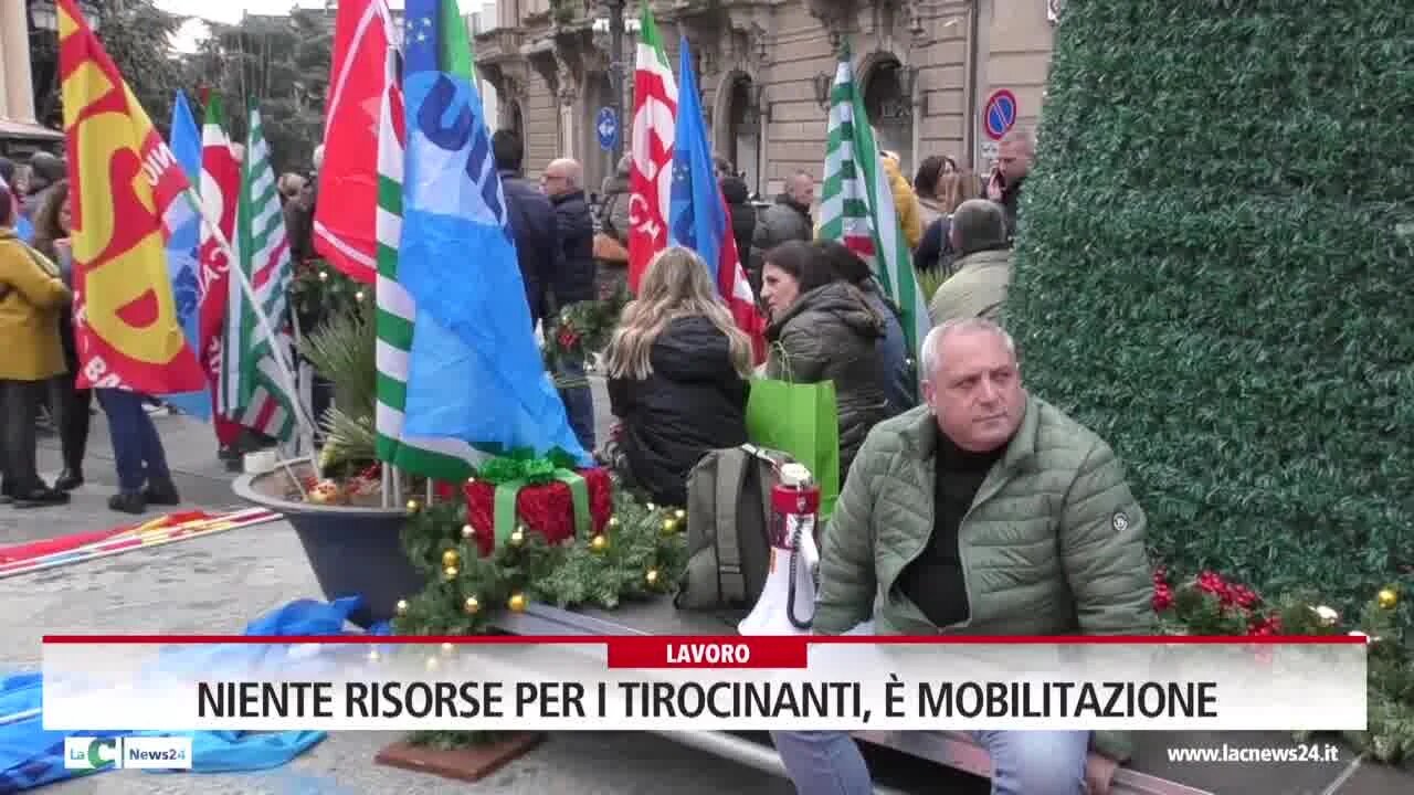 Niente risorse per i tirocinanti, è mobilitazione