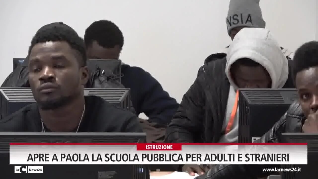 Apre a Paola la scuola pubblica per adulti e stranieri