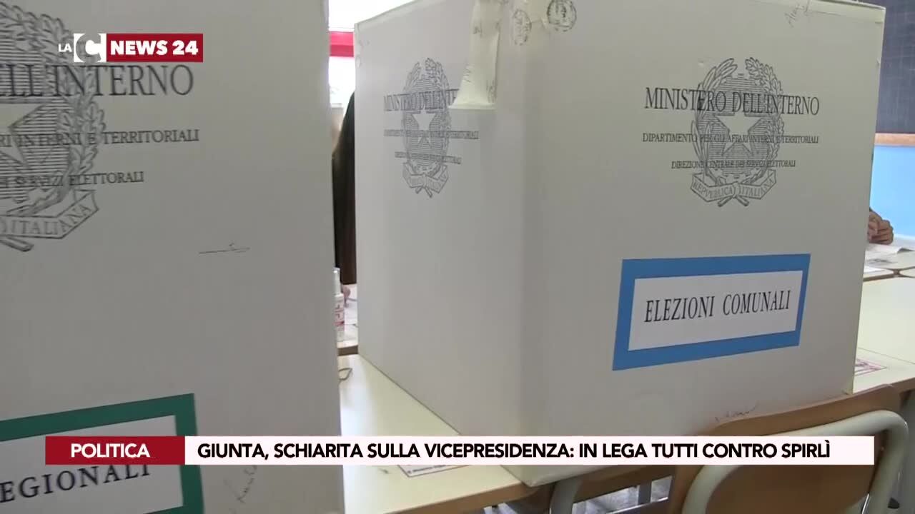 Giunta, schiarita sulla vicepresidenza: in lega tutti contro Spirlì