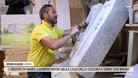 RUBRICA STORIE L'EREDITA' DI SHARO GAMBINO RIVIVE NELLA CASA DELLA CULTURA A SERRA SAN BRUNO