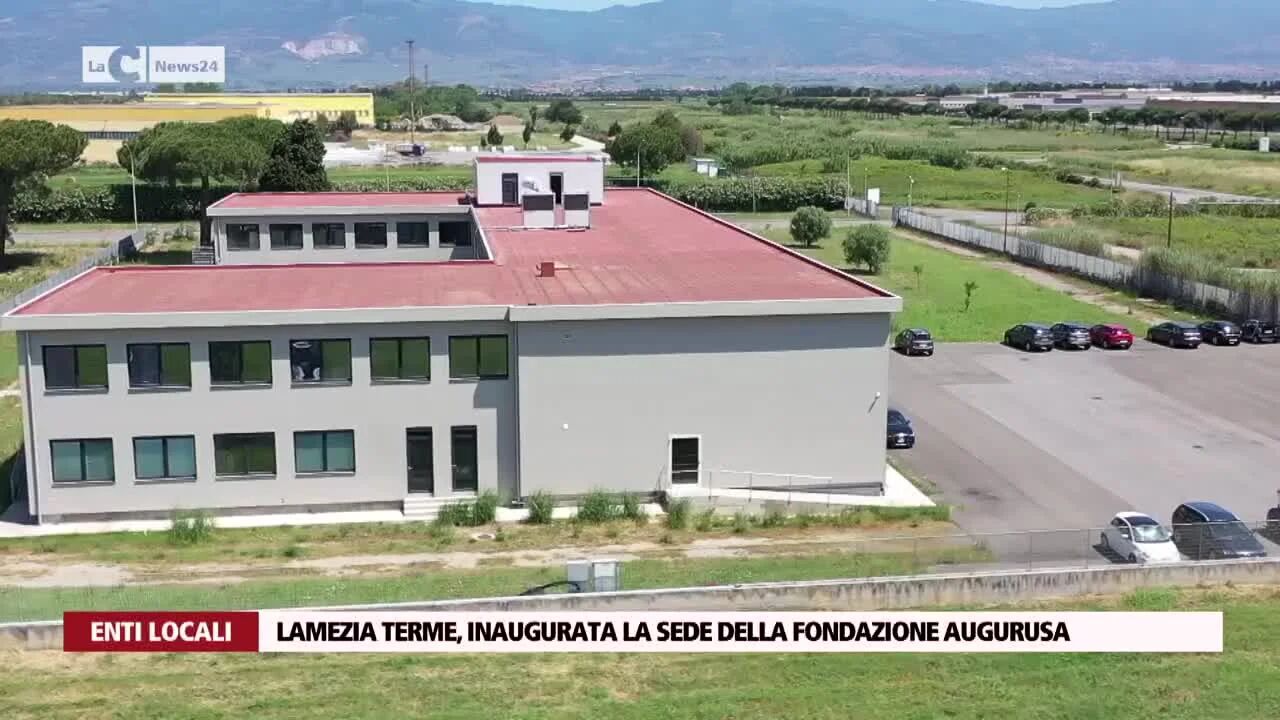 Lamezia Terme, inaugurata la sede della fondazione Augurusa