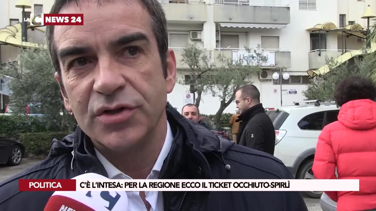C’è l’intesa: per la Regione ecco il ticket Occhiuto-Spirlì