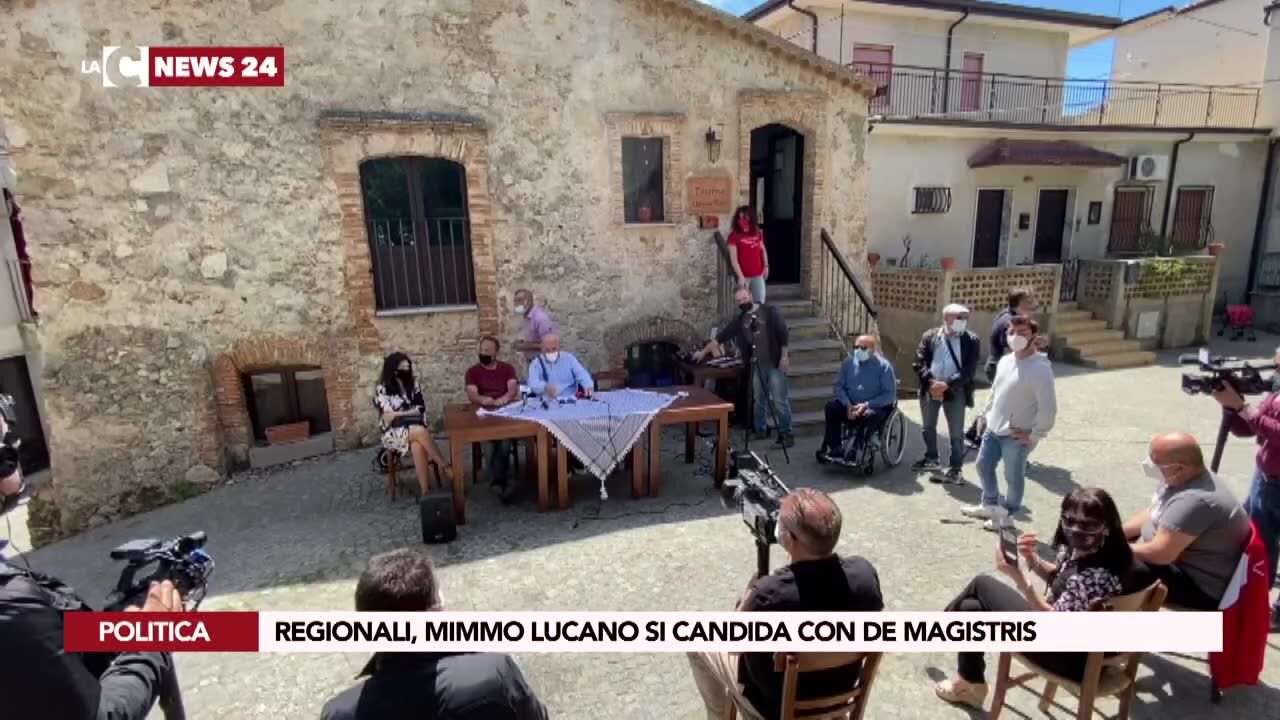 Regionali, Mimmo Lucano si candida con De Magistris