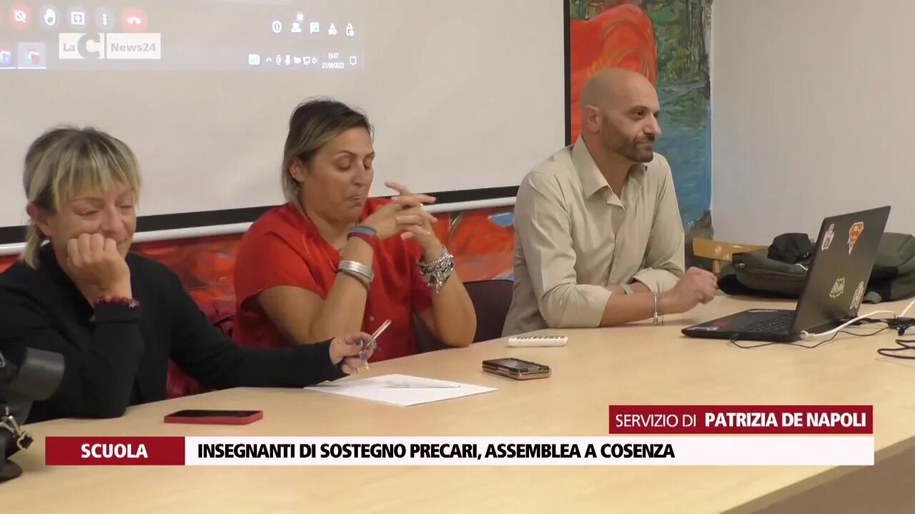 Insegnanti di sostegno precari, assemblea a Cosenza