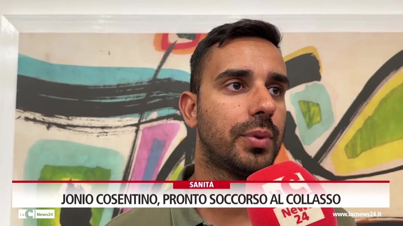 Jonio Cosentino, pronto soccorso al collasso