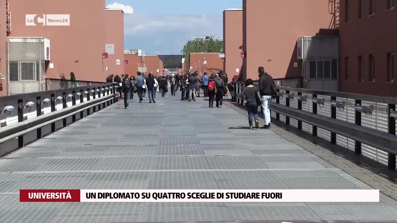 Un diplomato su quattro sceglie di studiare fuori
