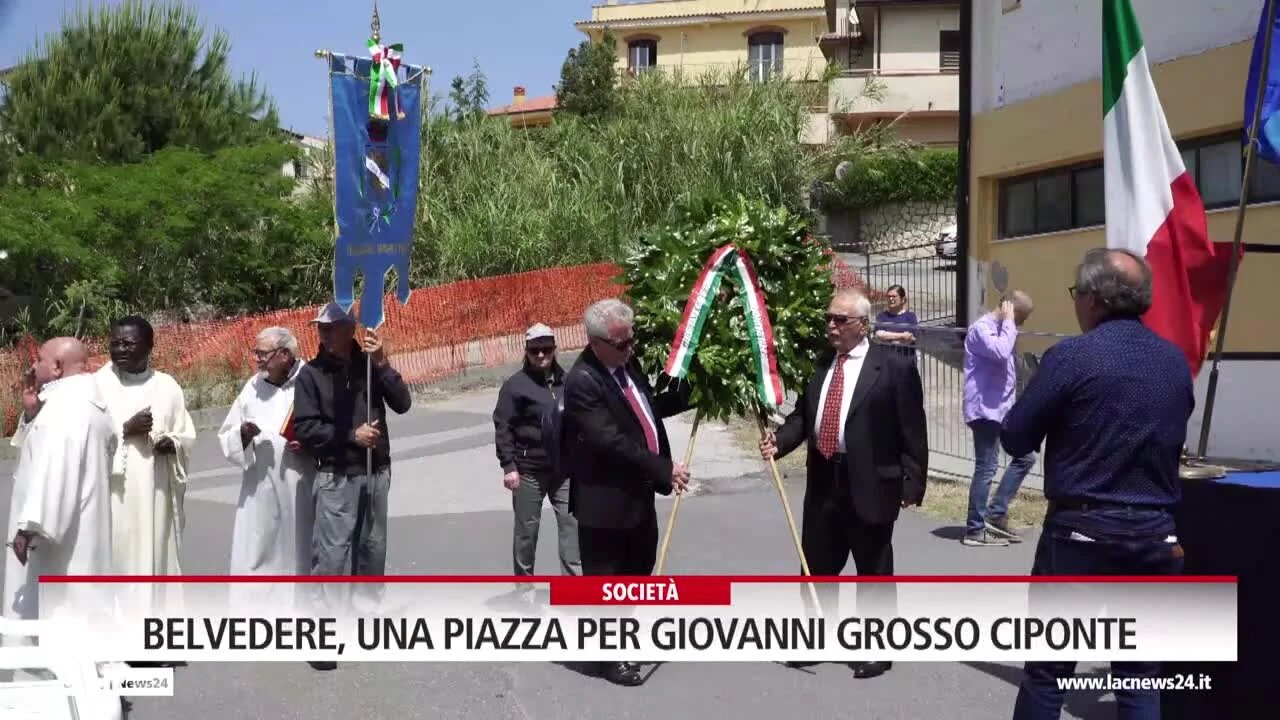 Belvedere, una piazza per Giovanni Grosso Ciponte