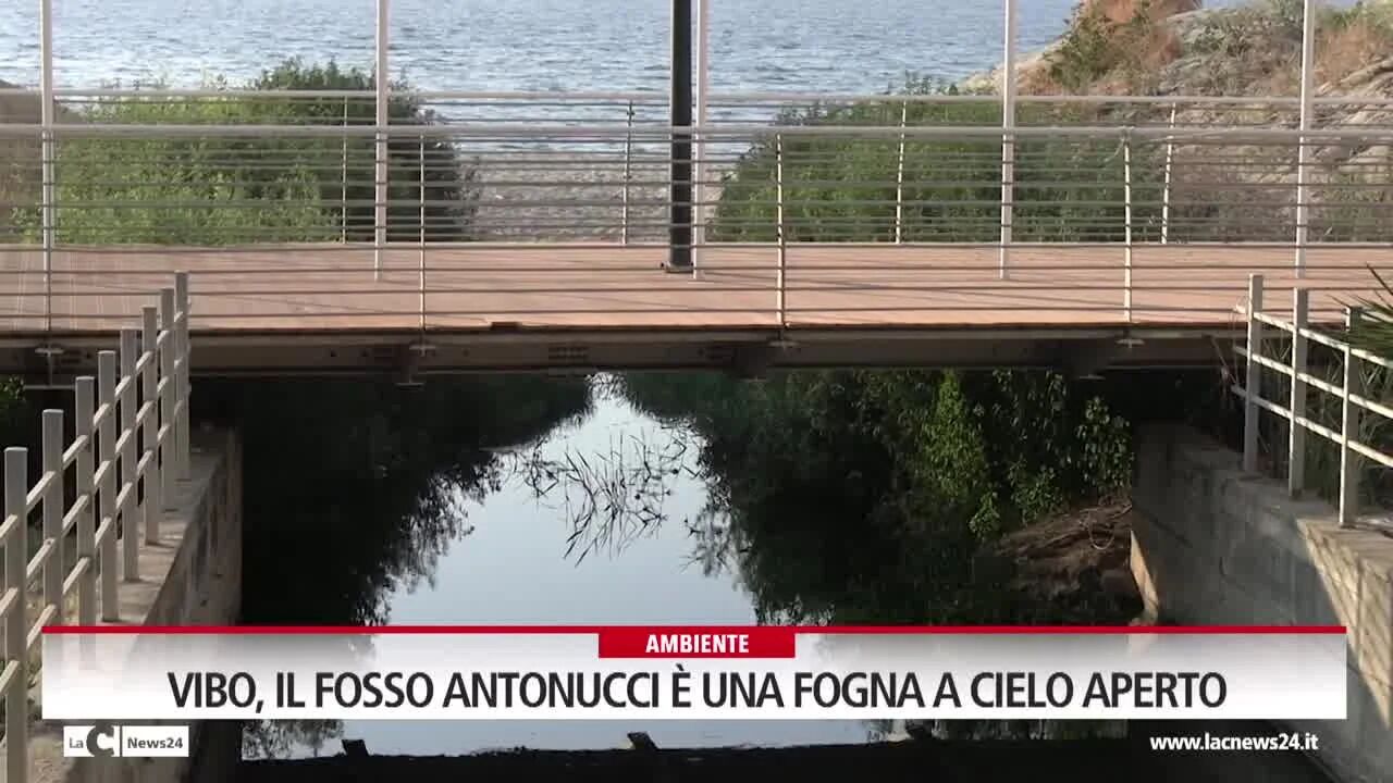 Vibo, il fosso Antonucci è una fogna a cielo aperto