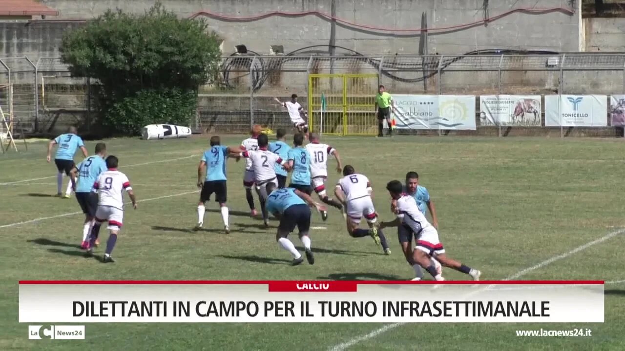 Dilettanti in campo per il turno infrasettimanale