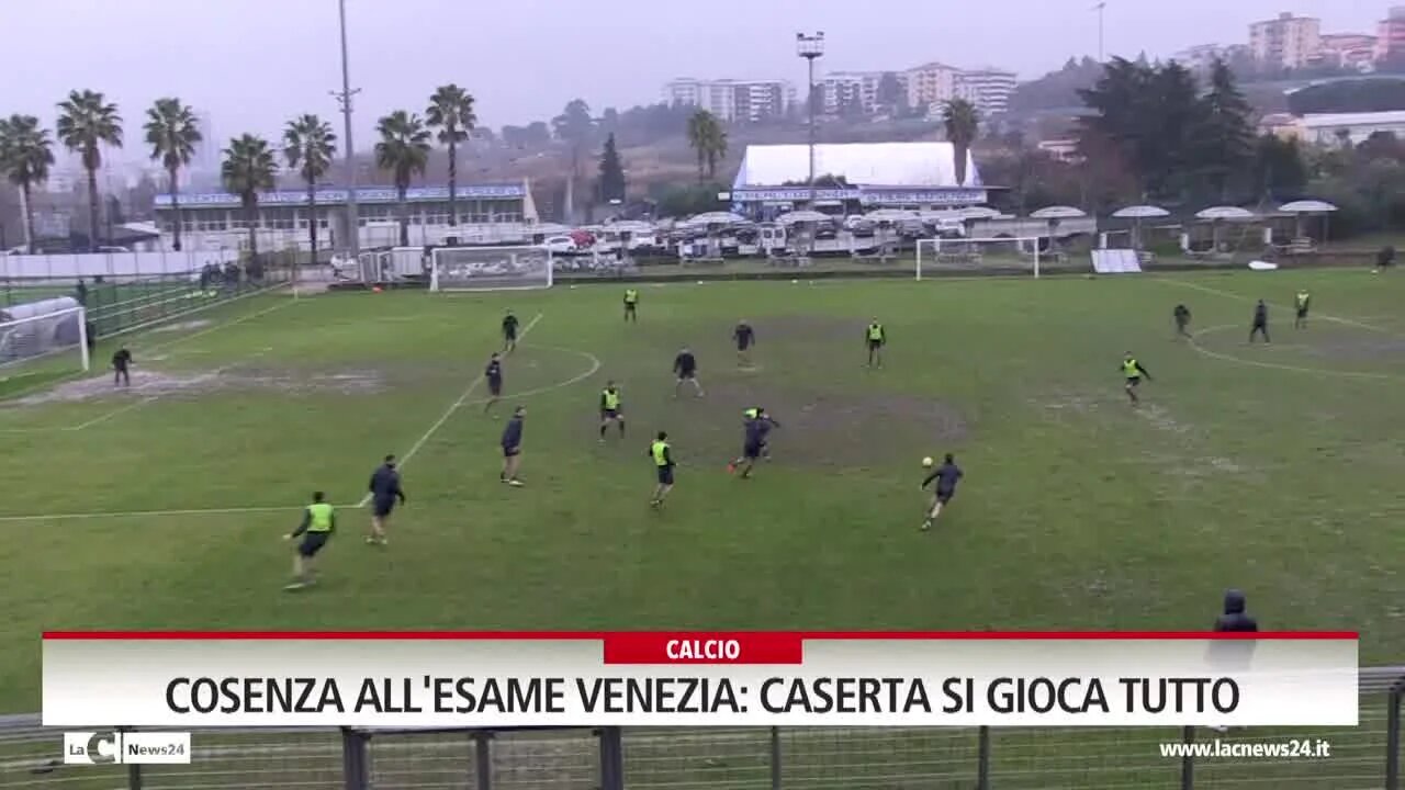 Cosenza all'esame Venezia: Caserta si gioca tutto