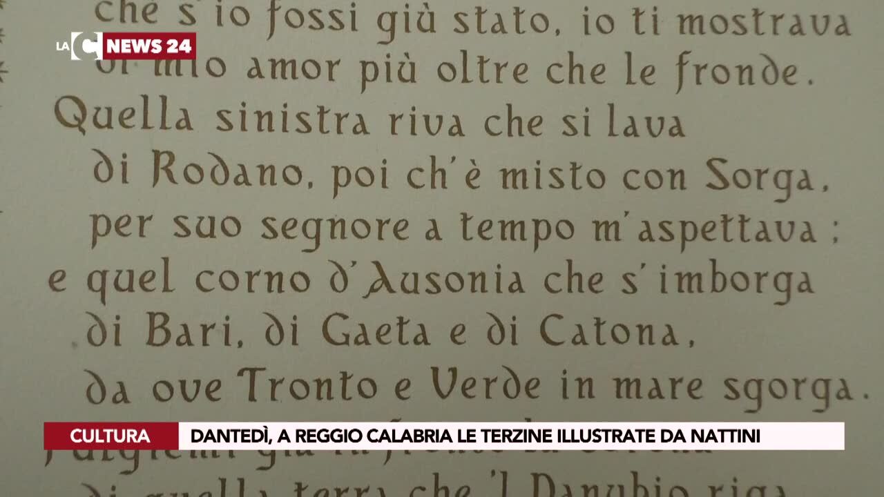Dantedì, a Reggio le terzine illustrate da Nattini