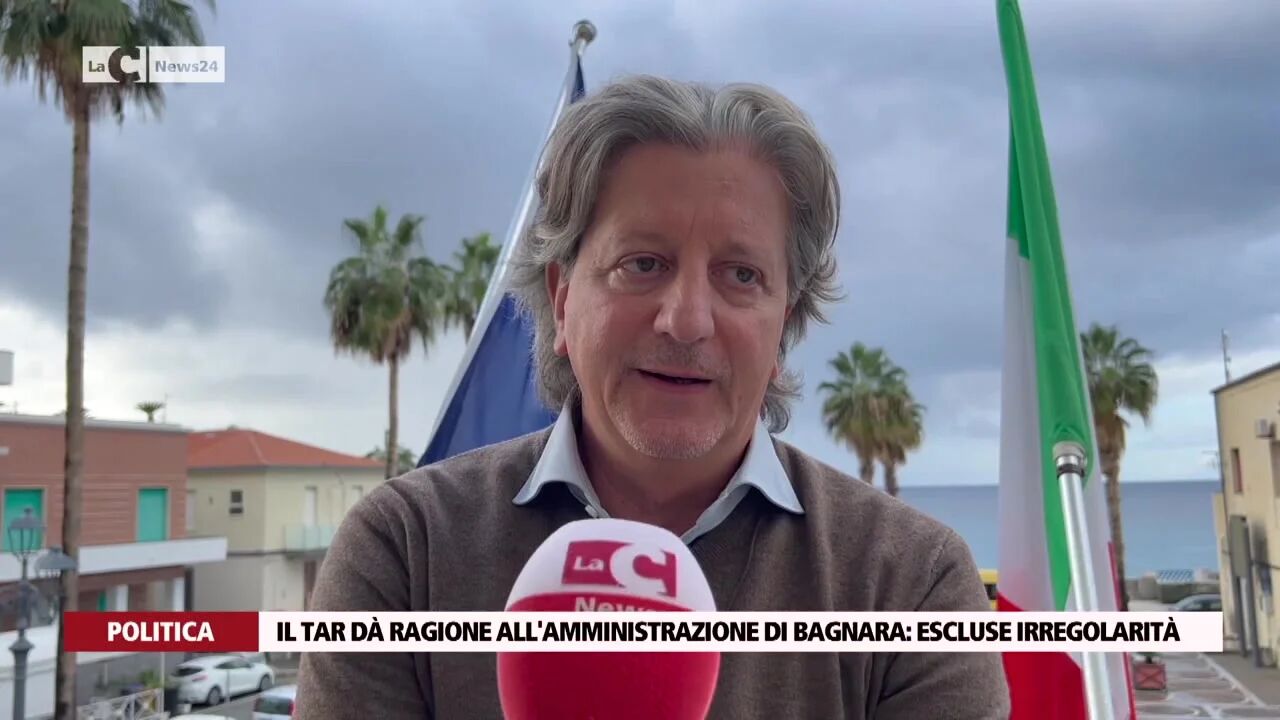 Il Tar dà ragione all'amministrazione di Bagnara: escluse irregolarità