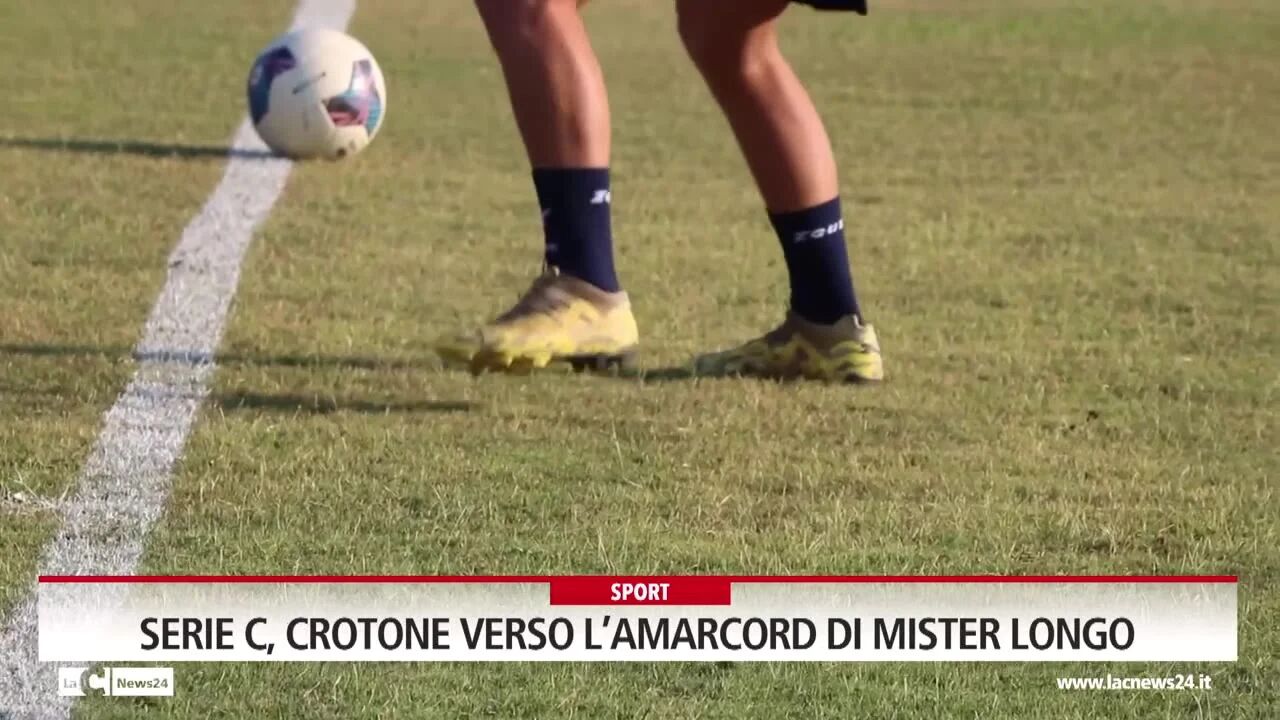 Serie C, Crotone verso l’amarcord di mister Longo