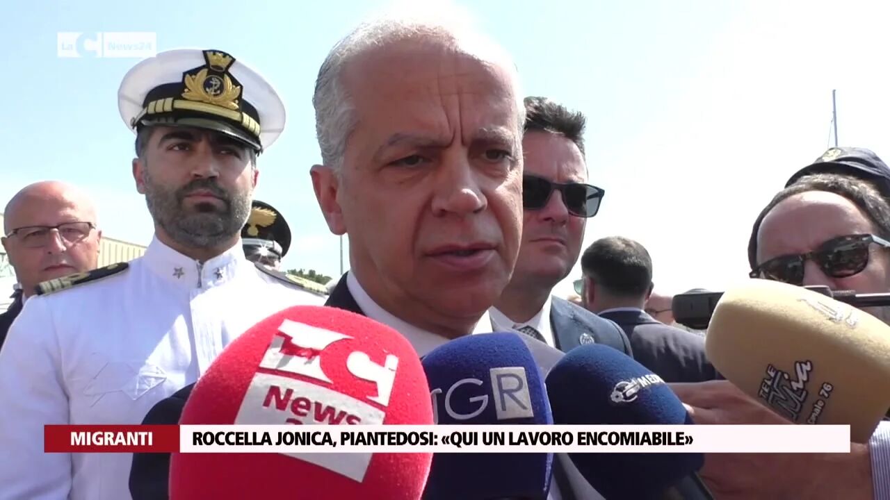 Roccella Jonica, Piantedosi: «Qui un lavoro encomiabile»