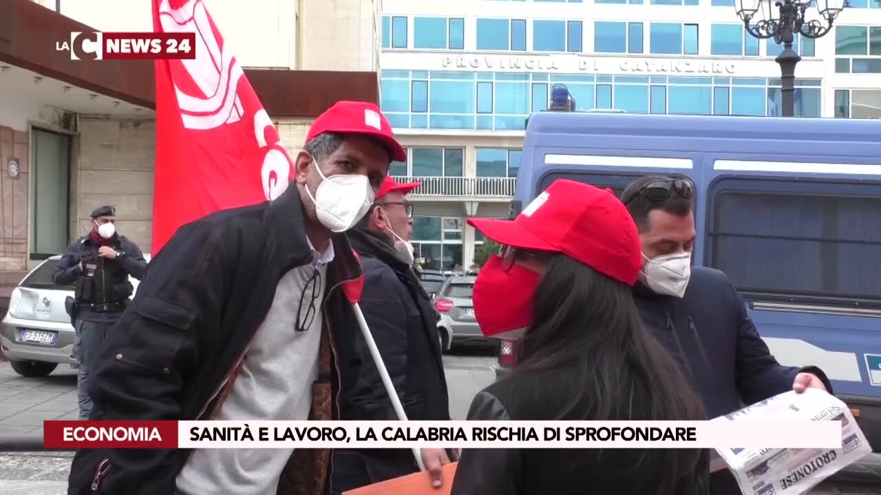 Sanità e lavoro in Calabria, sindacati ancora in piazza
