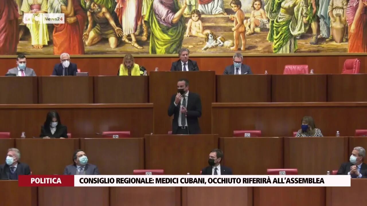 Consiglio Regionale: medici cubani, Occhiuto riferirà all’assemblea