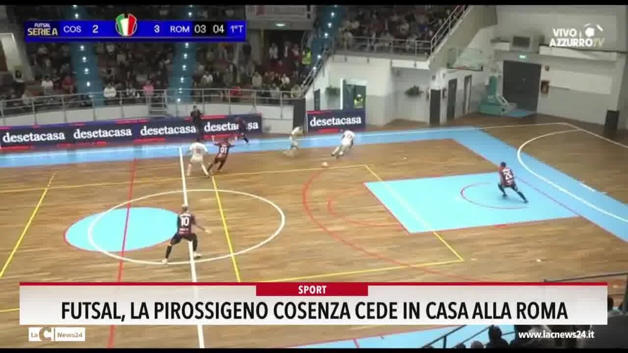 Futsal, la Pirossigeno Cosenza cede in casa alla Roma