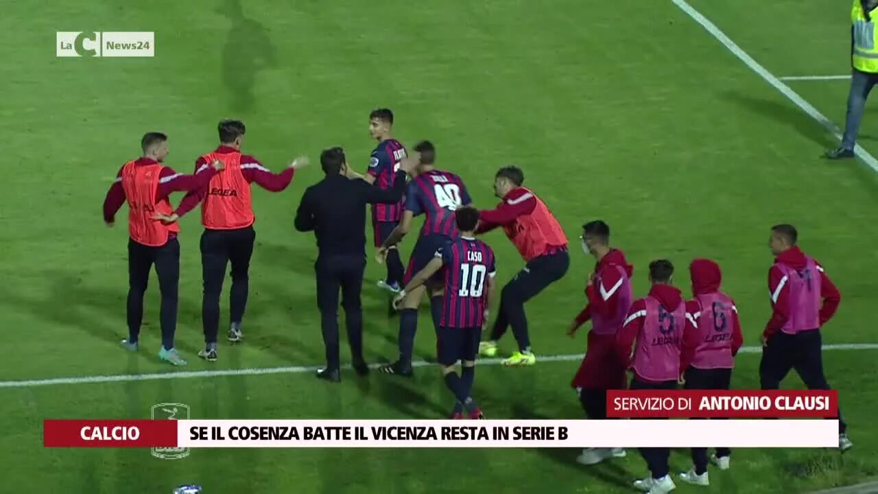Se il Cosenza batte il Vicenza resta in Serie B