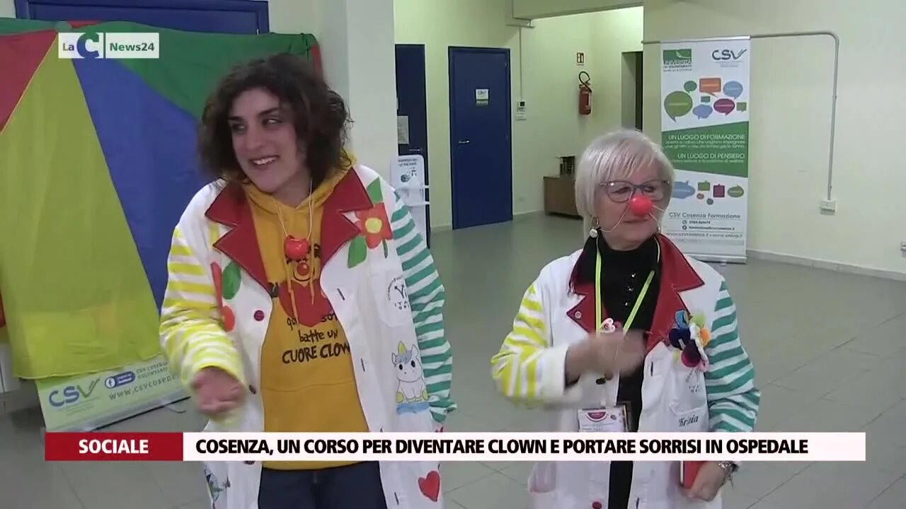 Cosenza, un corso per diventare clown e portare sorrisi in ospedale