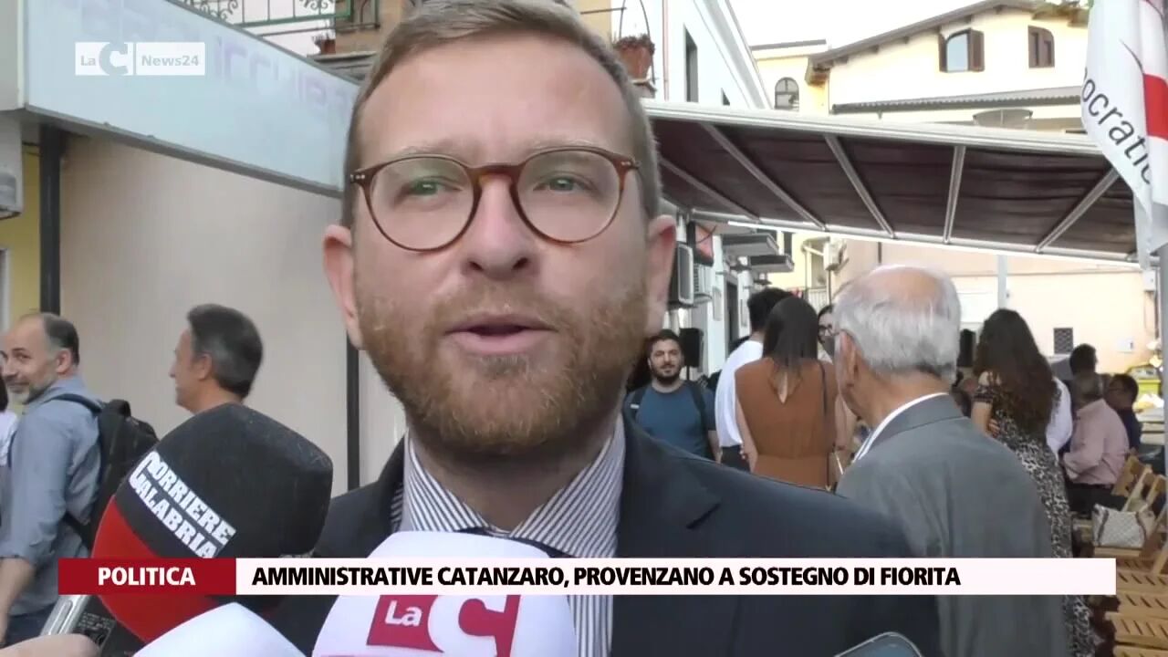 Amministrative Catanzaro, Provenzano a sostegno di Fiorita