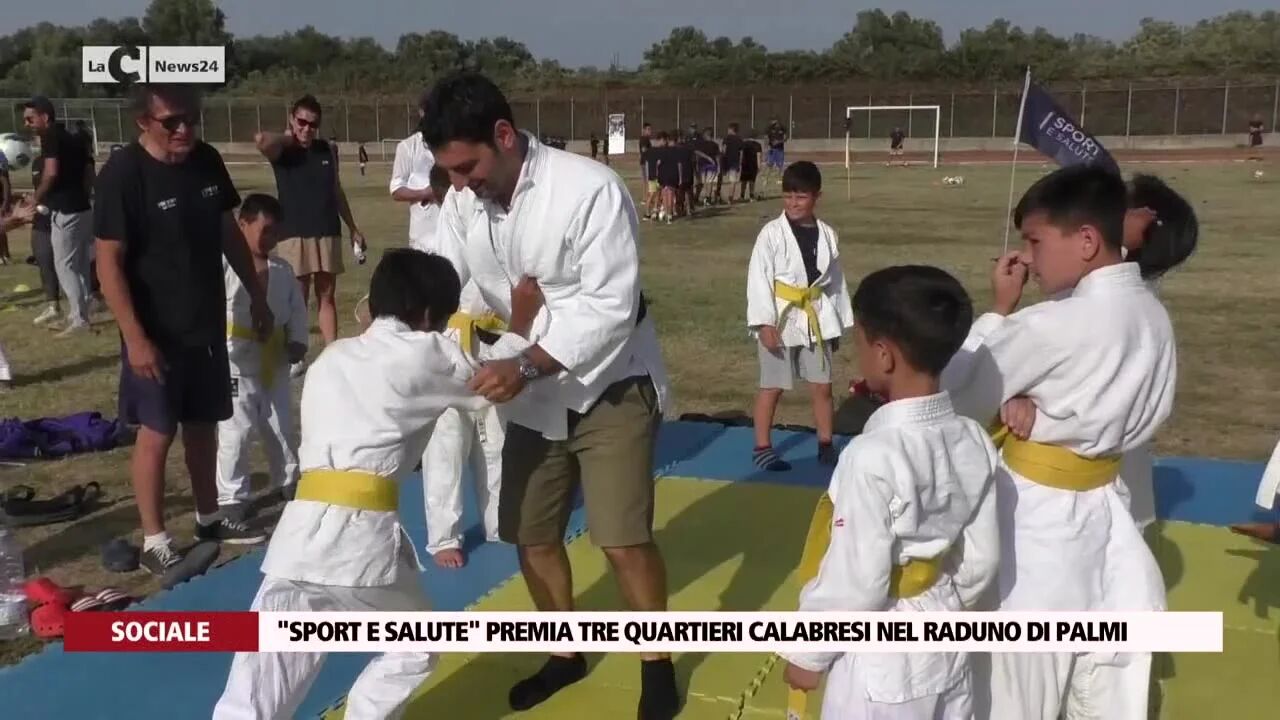 "Sport e salute" premia tre quartieri calabresi nel raduno di Palmi