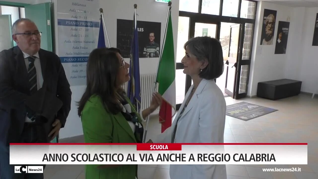 Anno scolastico al via anche a Reggio Calabria