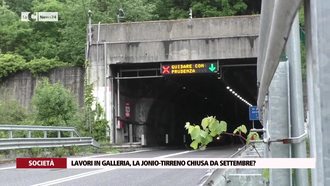 Lavori in galleria, la Jonio-Tirreno chiusa da settembre?