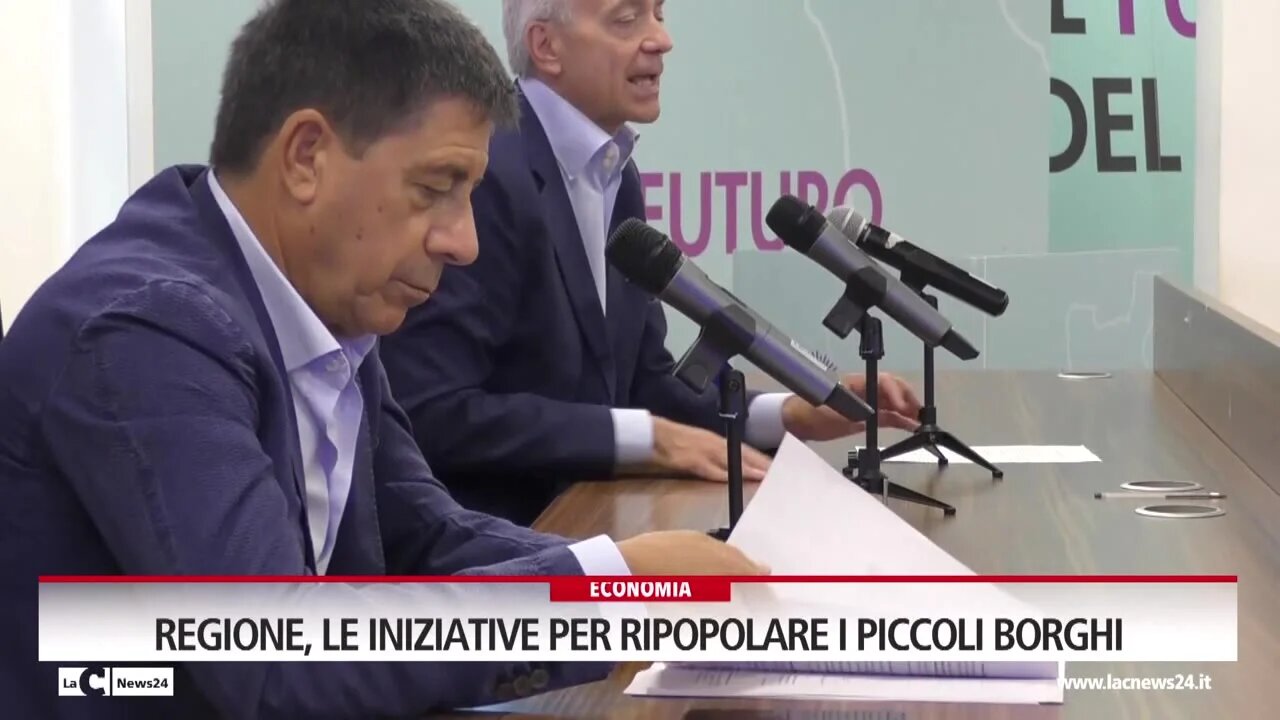 Incentivi per chi sceglie la Calabria per avviare un’attività commerciale ripopolando i borghi, presentato il bando
