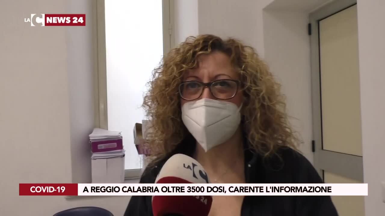 A Reggio Calabria oltre 3500 dosi, carente l'informazione