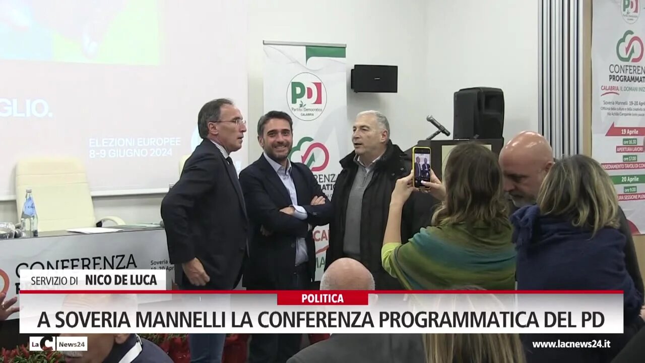 A Soveria Mannelli la conferenza programmatica del Pd