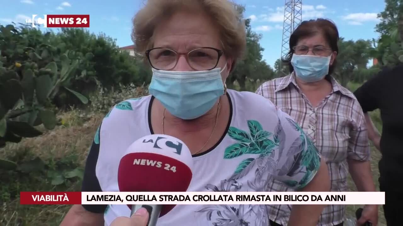 Lamezia, quella strada crollata rimasta in bilico da anni