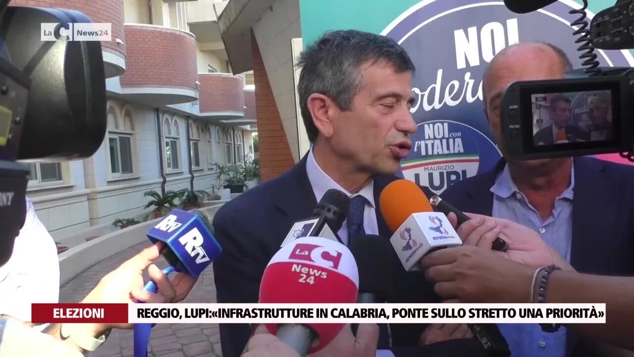 Reggio, Lupi: «Infrastrutture in Calabria, ponte sullo Stretto una priorità»