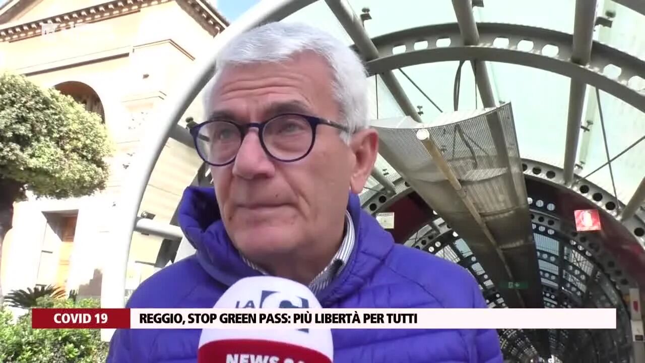 Reggio, stop green pass: più libertà per tutti
