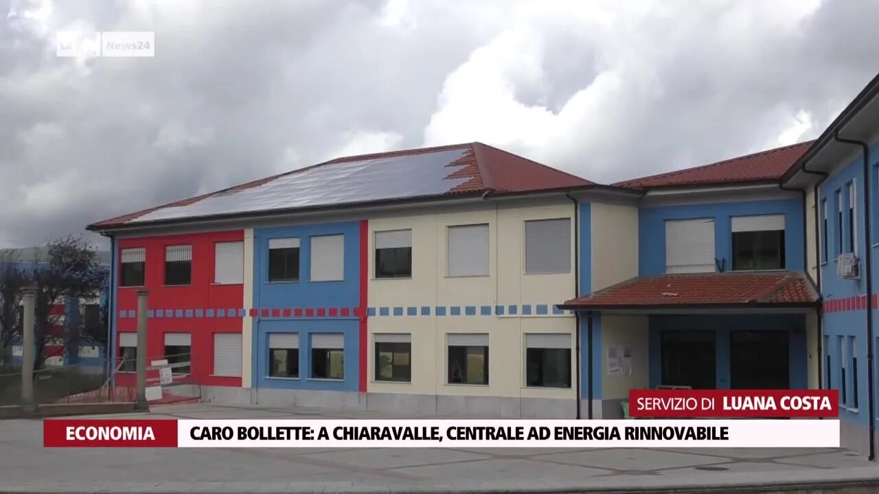 Caro bollette a Chiaravalle, centrale ad energia rinnovabile