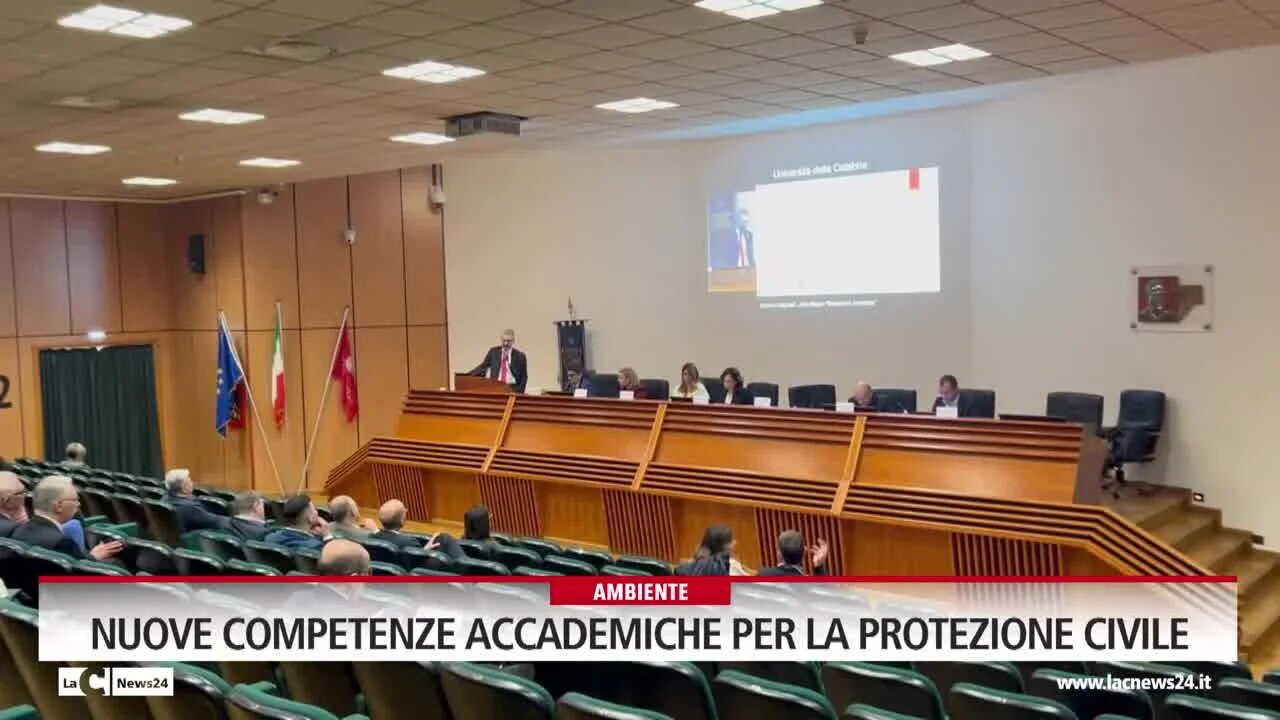 Nuove competenze accademiche per la Protezione civile