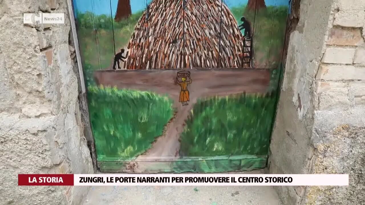 Zungri, le porte narranti per promuovere il centro storico
