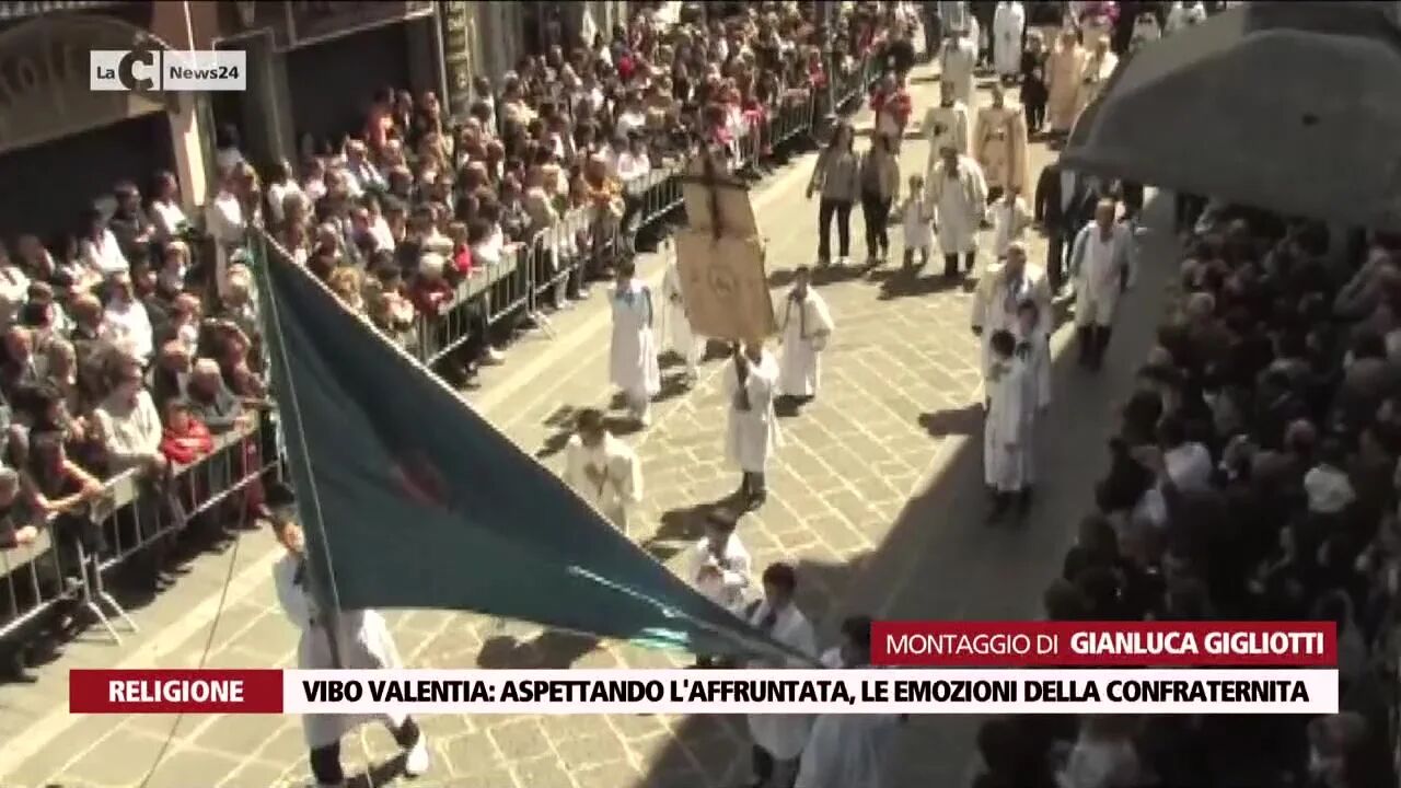 Vibo Valentia: aspettando l'Affruntata, le emozioni della confraternita