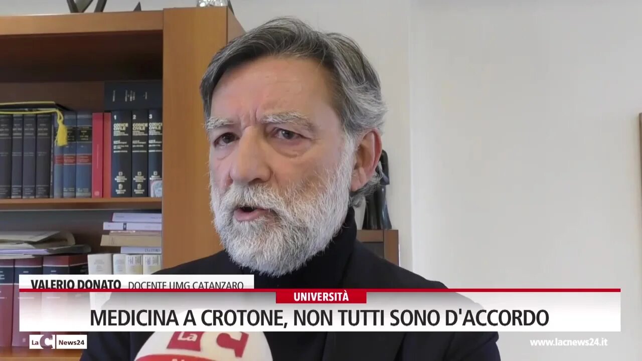 Medicina a Crotone, non tutti sono d'accordo