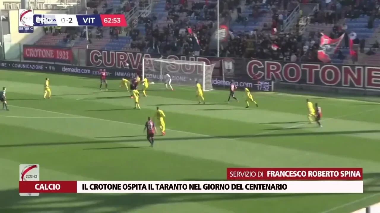 Il Crotone ospita il Taranto nel giorno del centenario