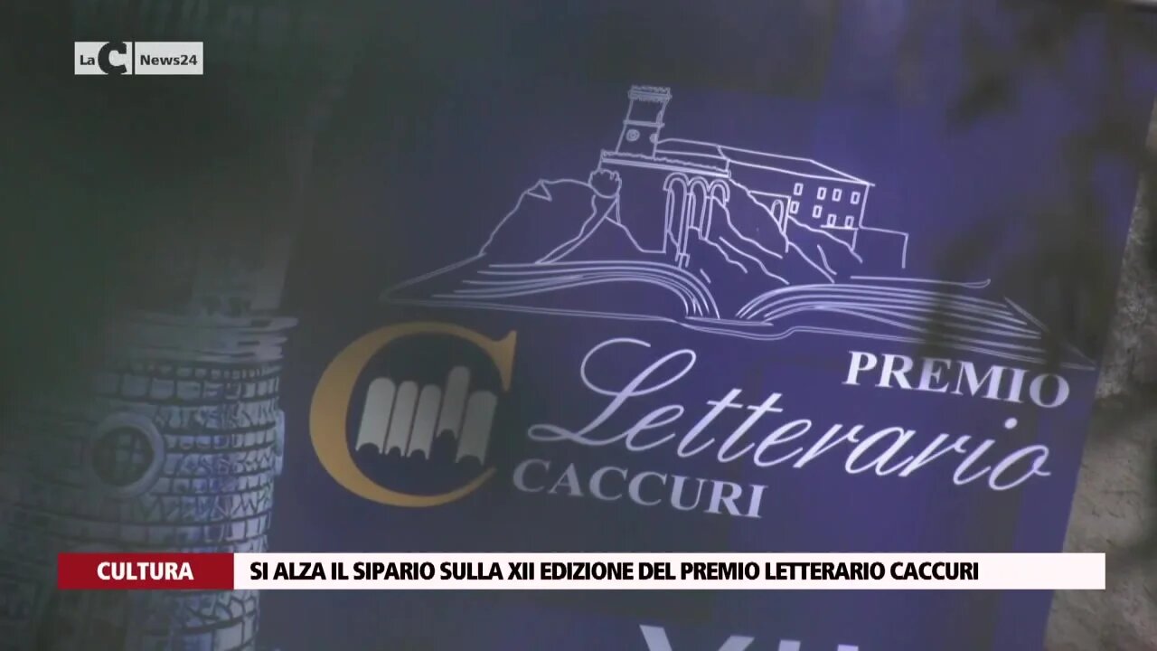 Si alza il sipario sulla XII edizione del premio letterario Caccuri