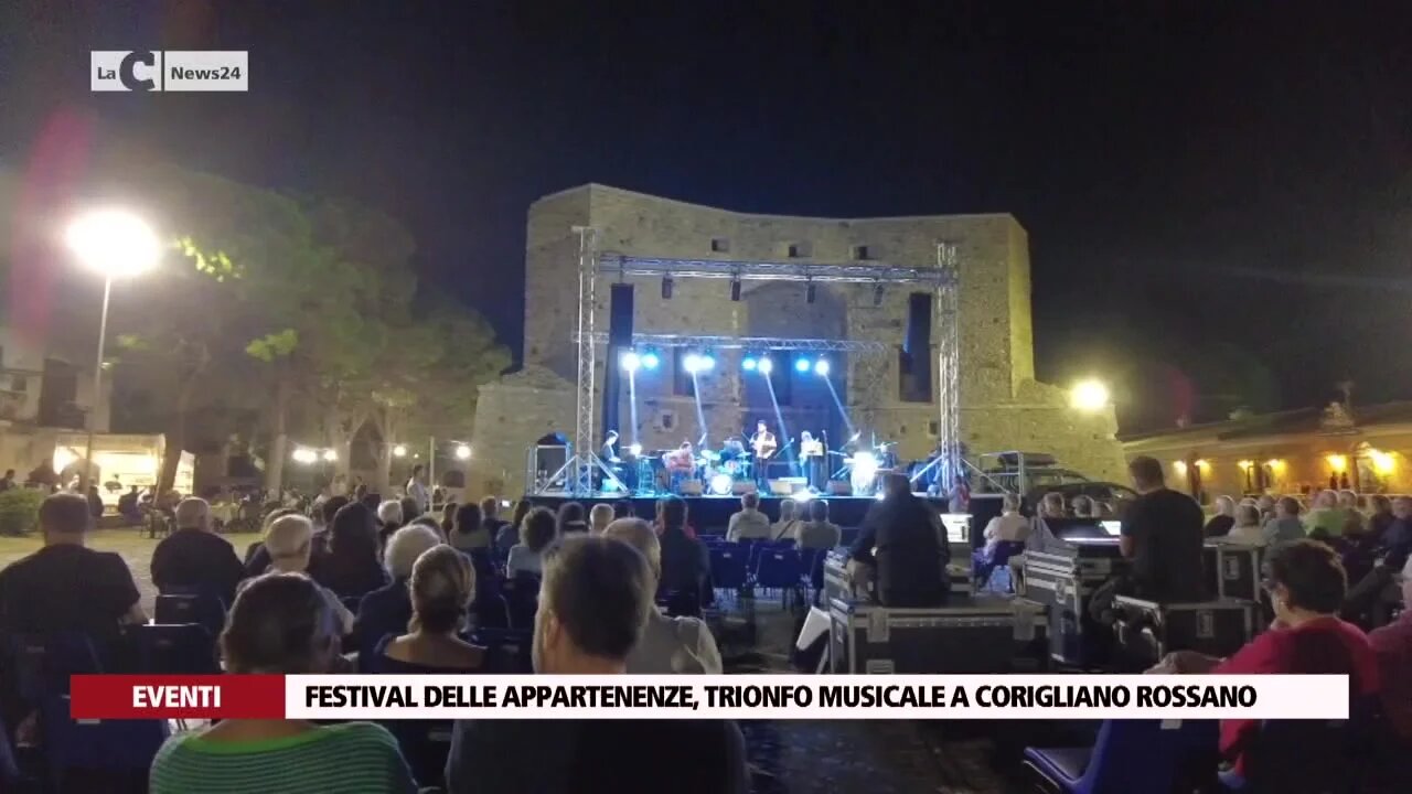 Festival delle Appartenenze, trionfo musicale a Corigliano Rossano