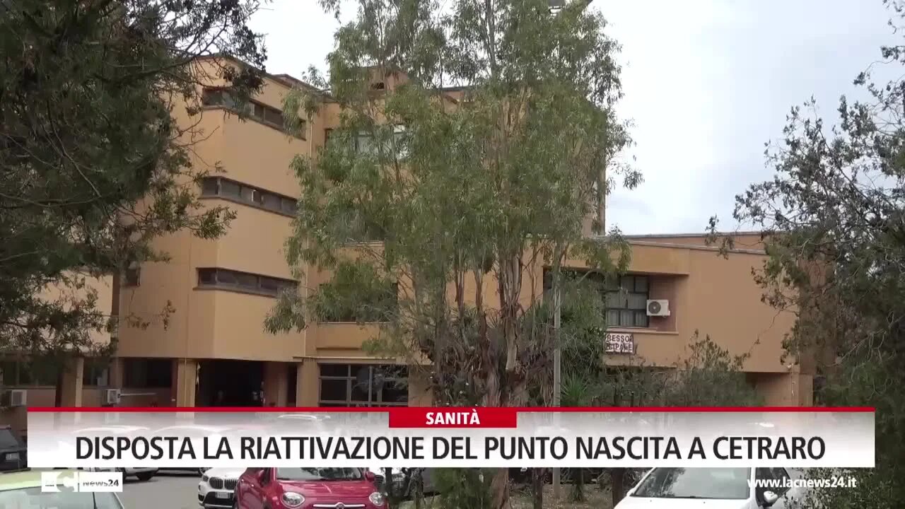 Disposta la riattivazione del punto nascita a Cetraro