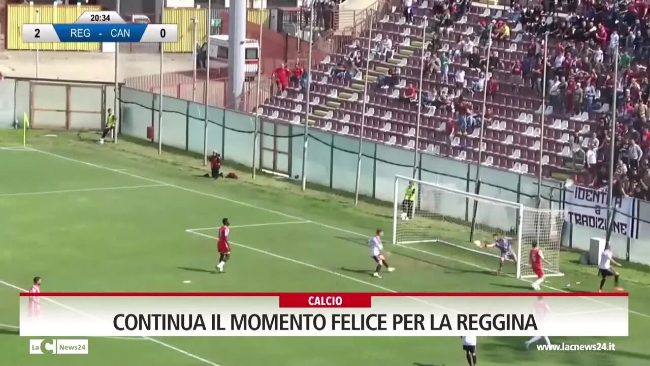 Continua il momento felice per la Reggina