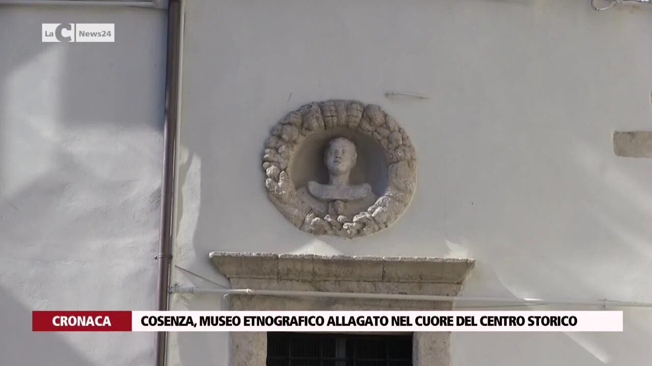 Cosenza, museo etnografico allagato nel cuore del centro storico