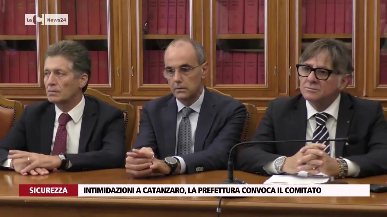 Intimidazioni a Catanzaro, la prefettura convoca il comitato