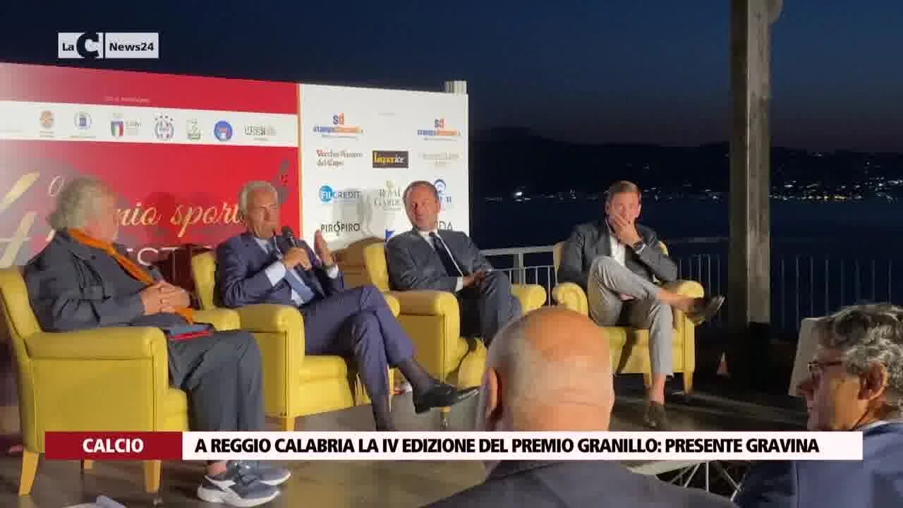 A Reggio la IV edizione del premio Granillo: presente Gravina